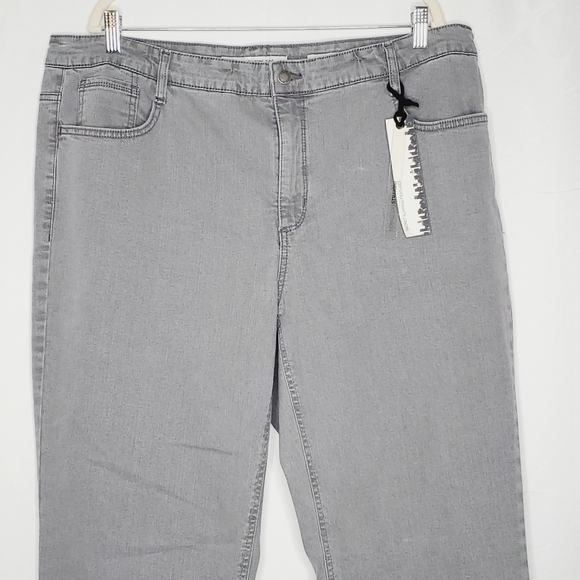 Jones New York Lexington Straight Jeans Size 20W Hi-Rise Secret Slimming NEW - Picture 2 of 15